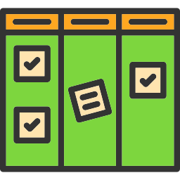 Ícono del curso Kanvan para equipos ágiles